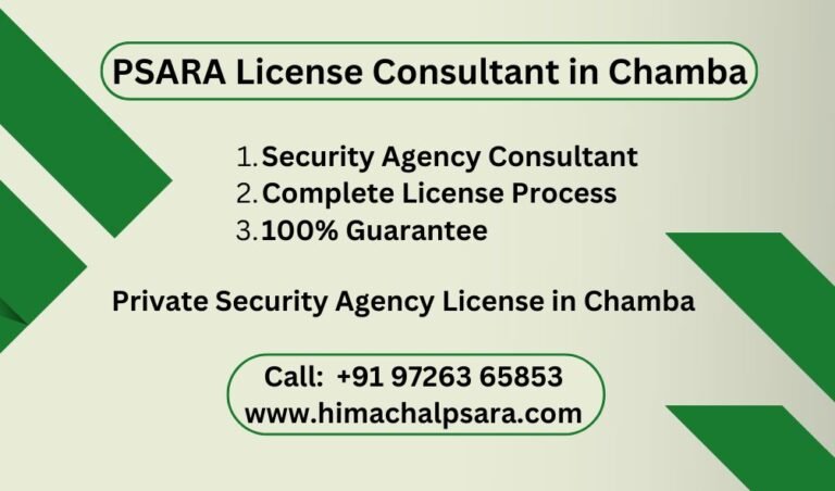 PSARA License Consultant in Chamba