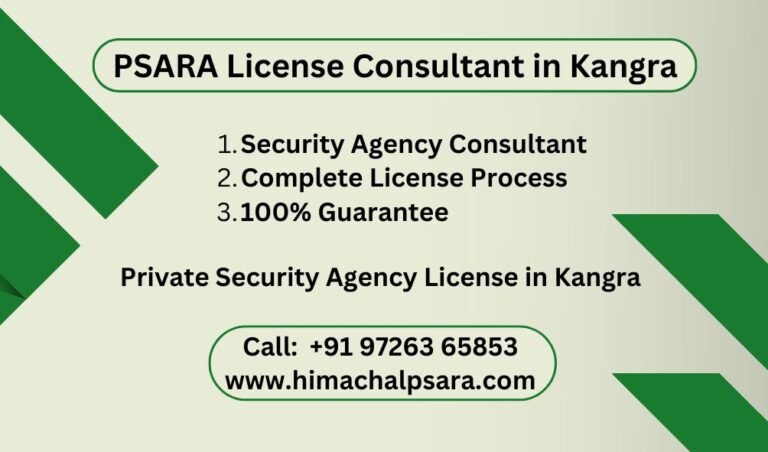 PSARA License Consultant in Kangra