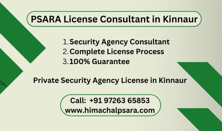 PSARA License Consultant in Kinnaur