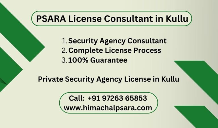 PSARA License Consultant in Kullu